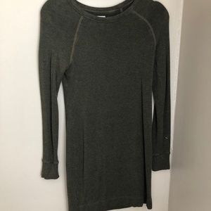 Lou & Grey olive long sleeve dress